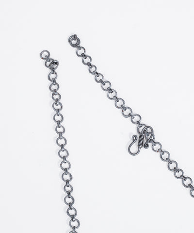 Bull Motifs Oxidised Choker Statement Necklace with Earrings | Stylika