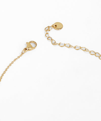 Alternating Shell and Diamond Charm Anklet | Stylika