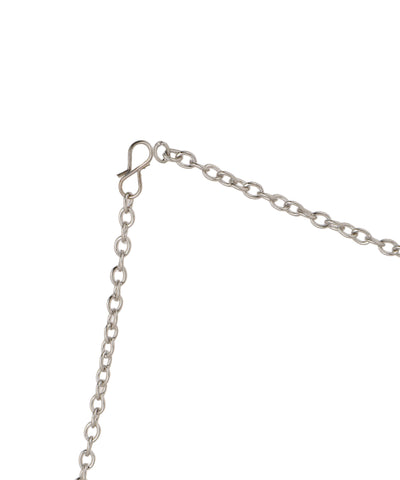 Geometric Motif Choker Necklace with Dangle | Stylika