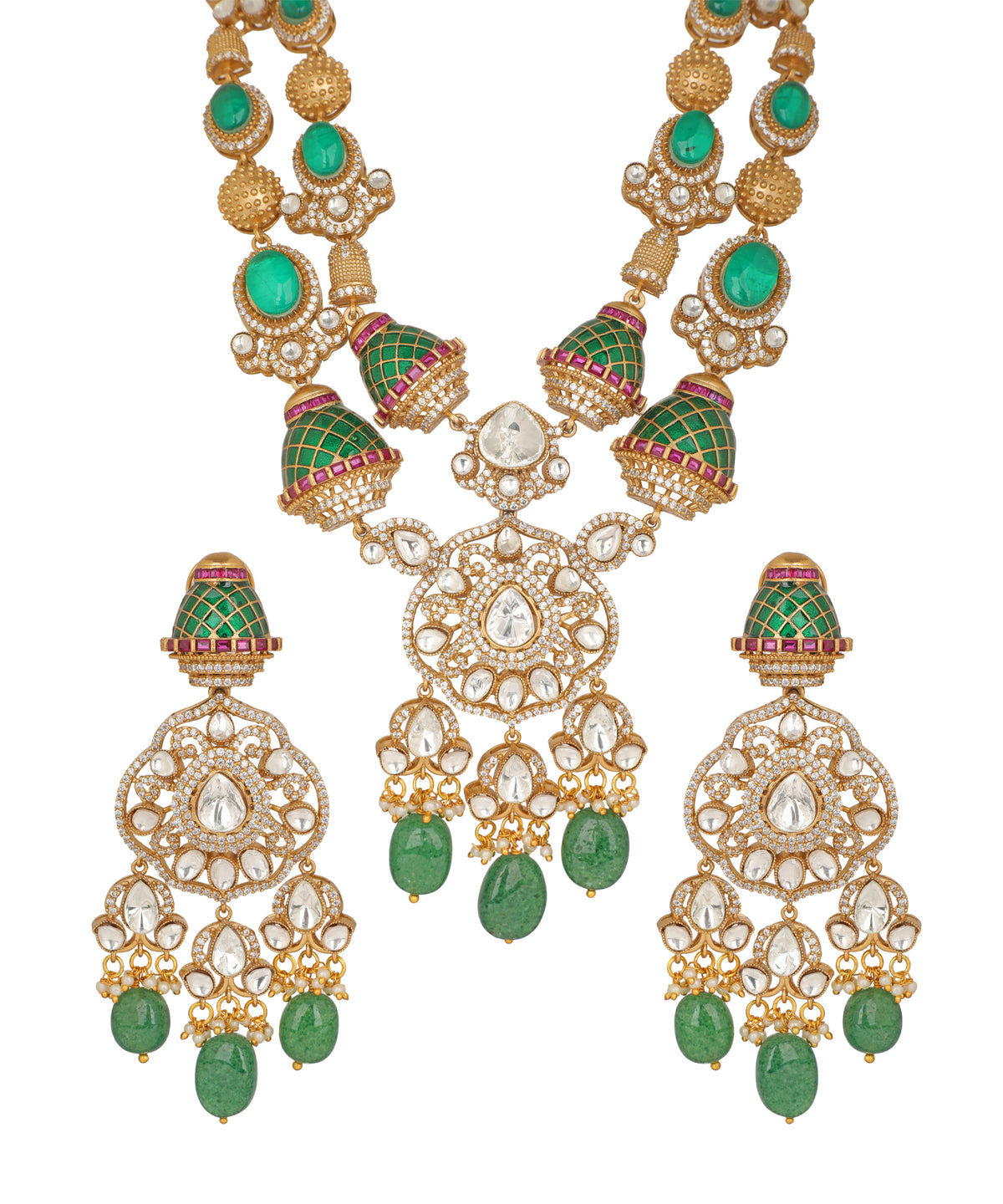 Jhumka Ratna Haar Necklace | Stylika