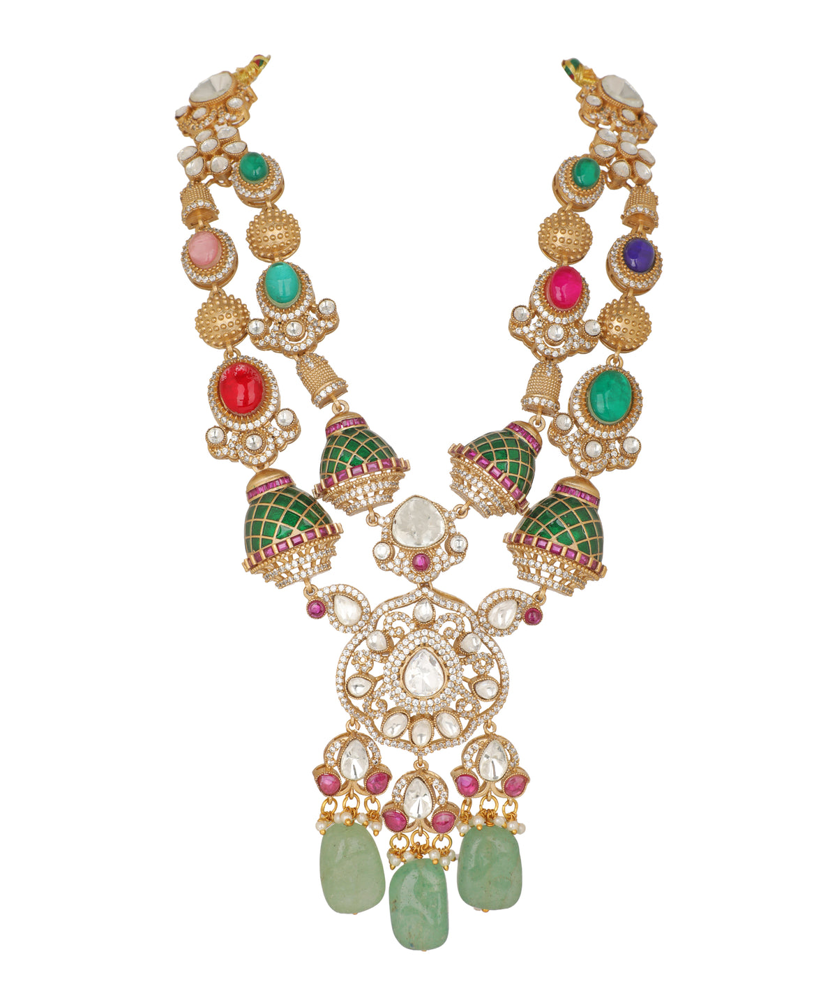 Jhumka Ratna Haar Necklace | Stylika