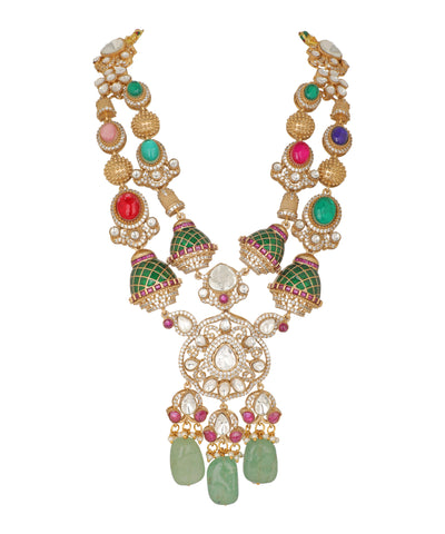 Jhumka Ratna Haar Necklace | Stylika