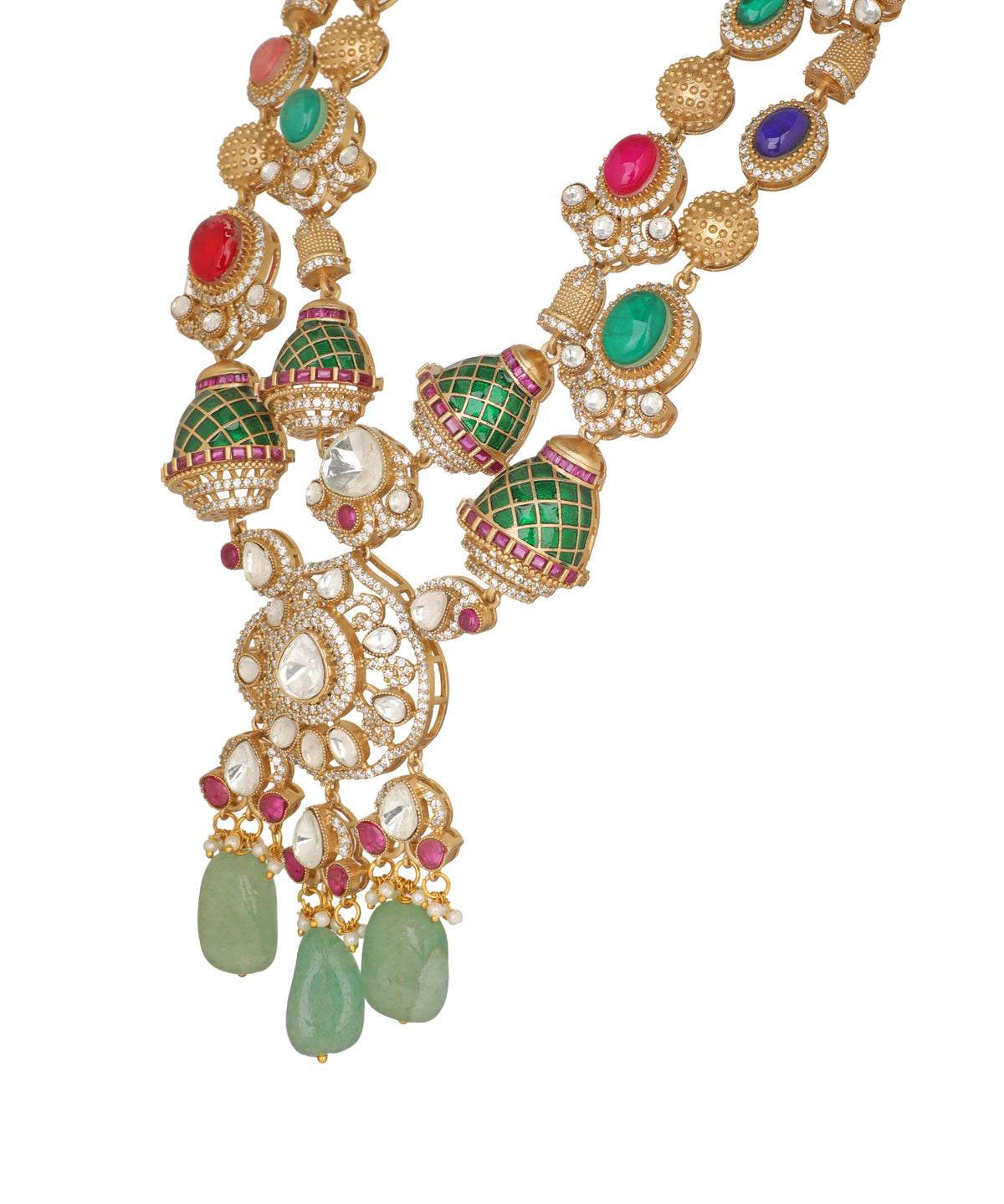 Jhumka Ratna Haar Necklace | Stylika