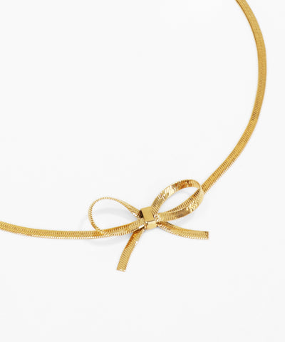 Chic Bow Design Snake Chain Anklet | Stylika