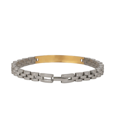 Barplate Link Bracelet | Stylika