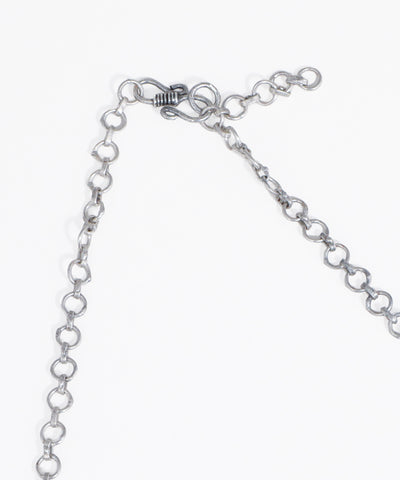 Intricate Sculpted Oxidised Necklace with Earrings | Stylika