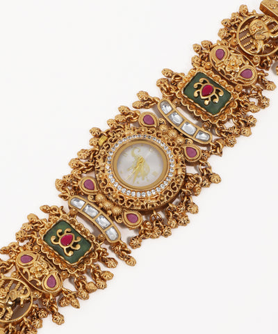 Ornate Heritage Bracelet Watch (Mint) | Stylika
