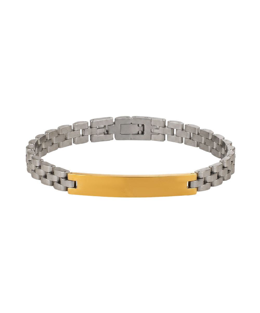 Barplate Link Bracelet | Stylika