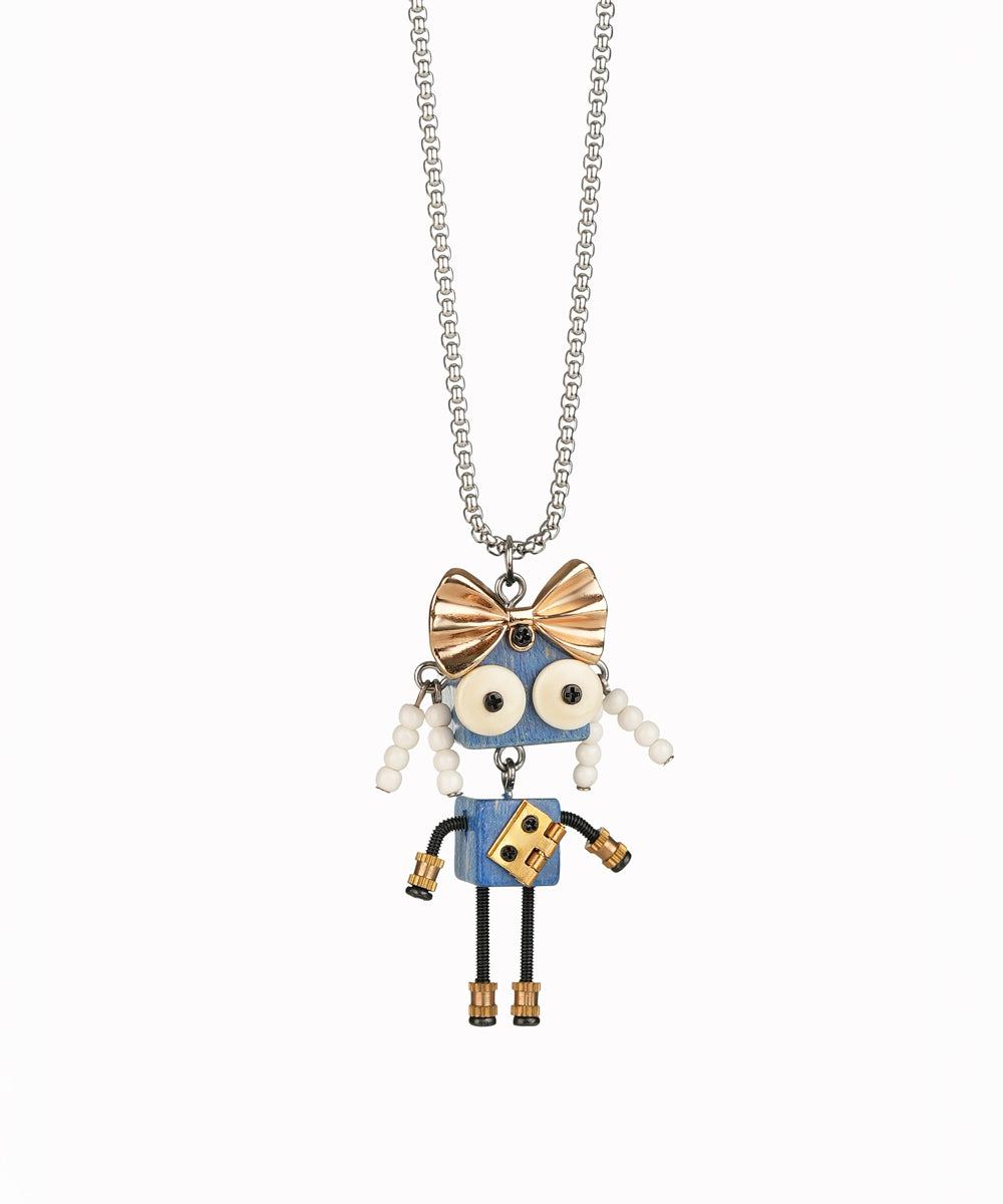 Robot Monarch Pendant Necklace | Stylika