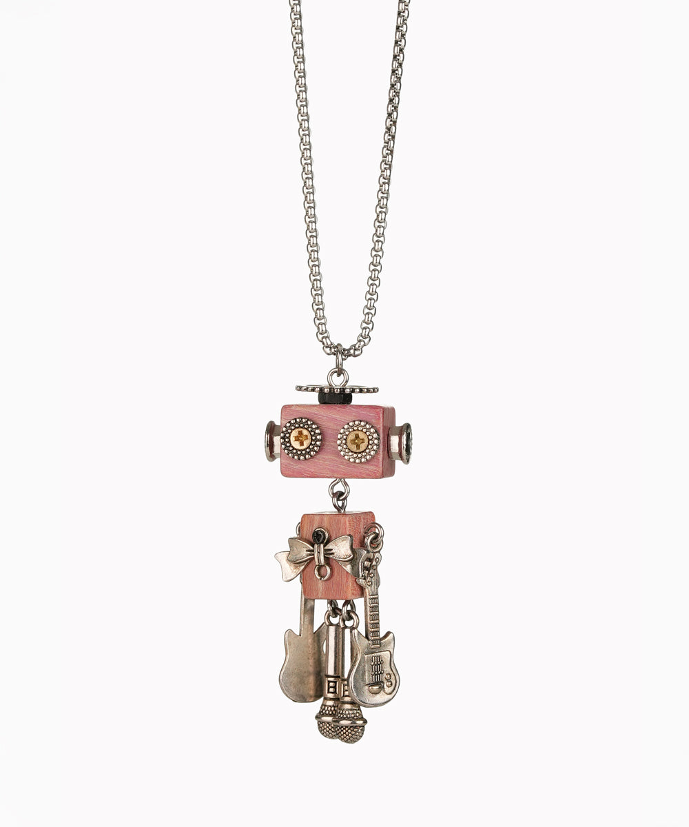 Robot Rockstar Pendant Necklace | Stylika
