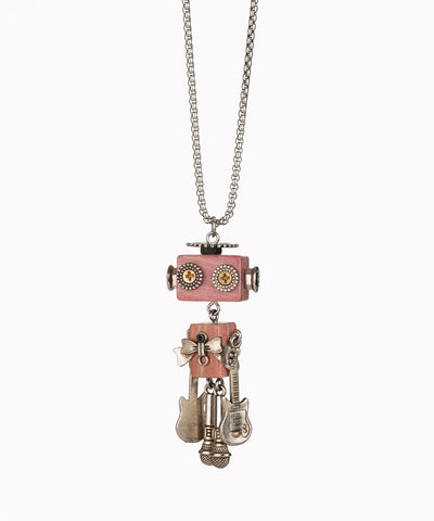 Robot Rockstar Pendant Necklace | Stylika