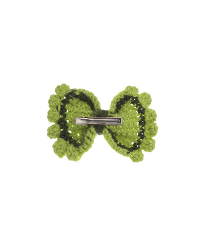 Patterned Bow Crochet Hair Clip | Stylika