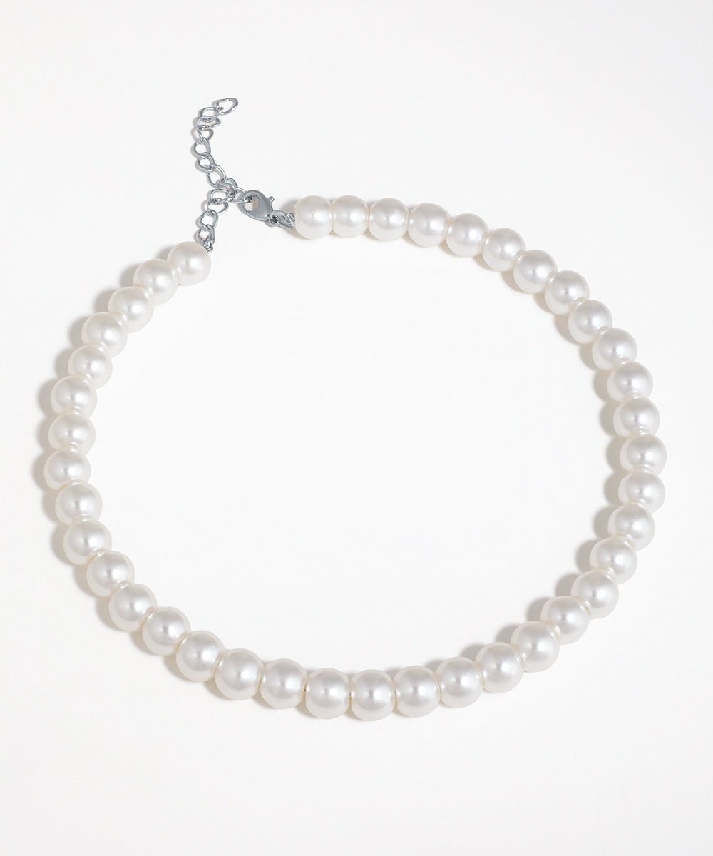 Timeless Beaded Choker Necklace with Extender | Stylika