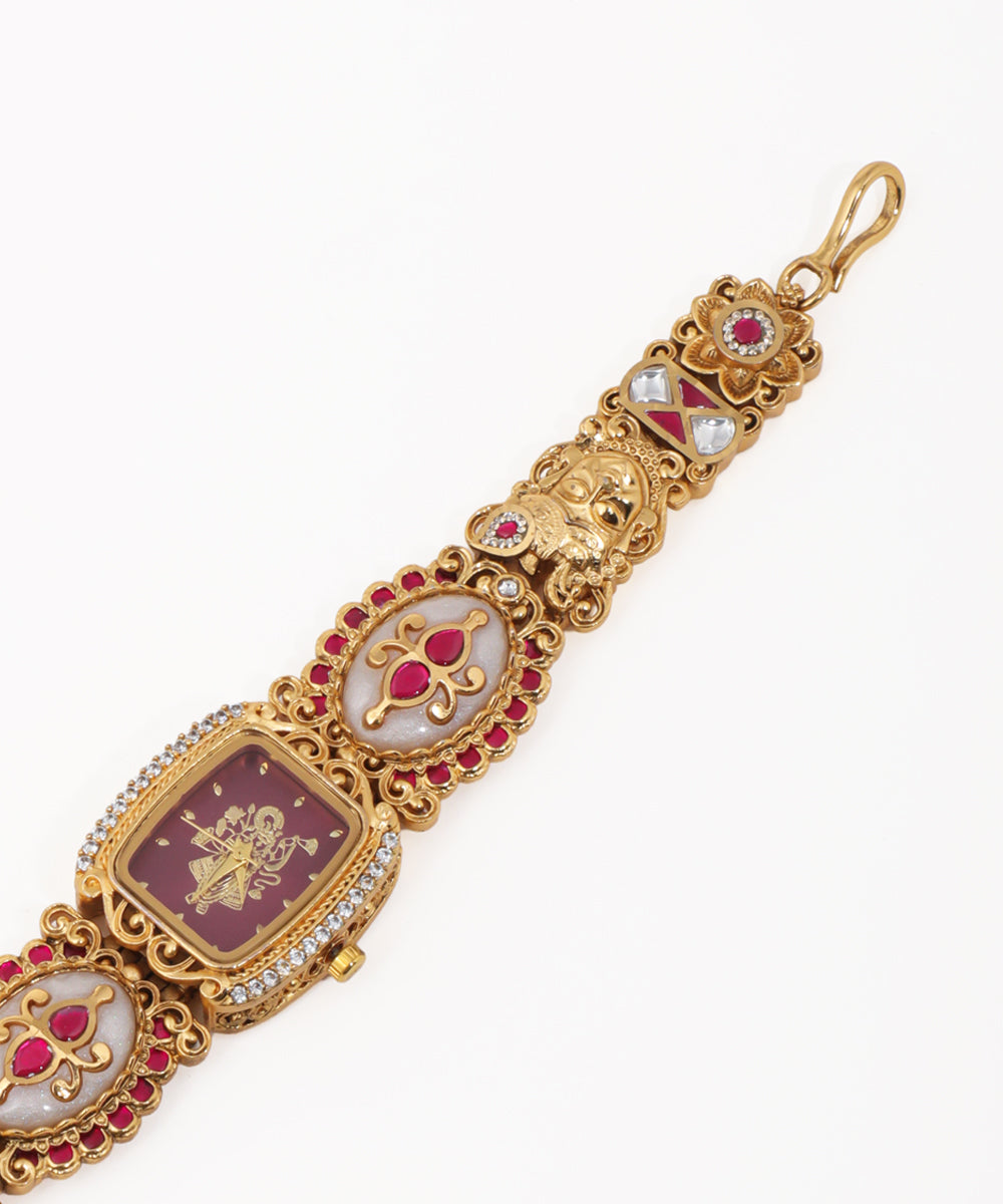 Regal Heritage Bracelet Watch (White) | Stylika