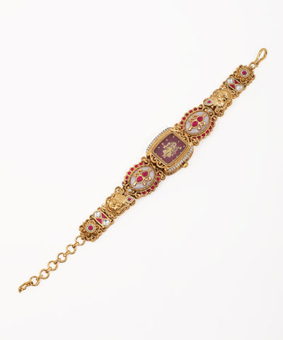 Regal Heritage Bracelet Watch (White) | Stylika