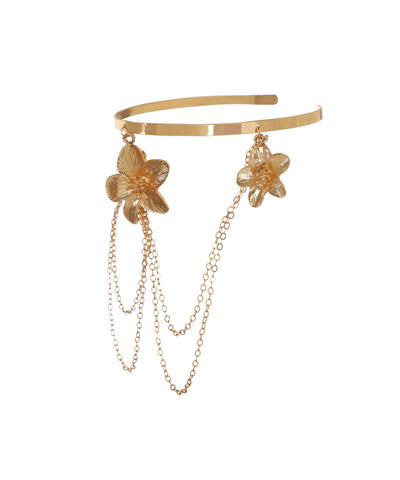 Pink Floral Cascade Arm Cuff | Stylika