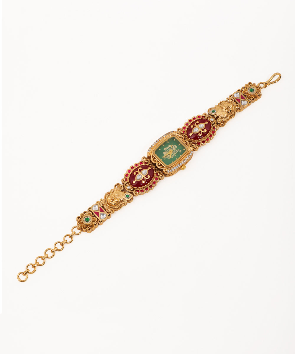 Regal Heritage Bracelet Watch (Ruby) | Stylika