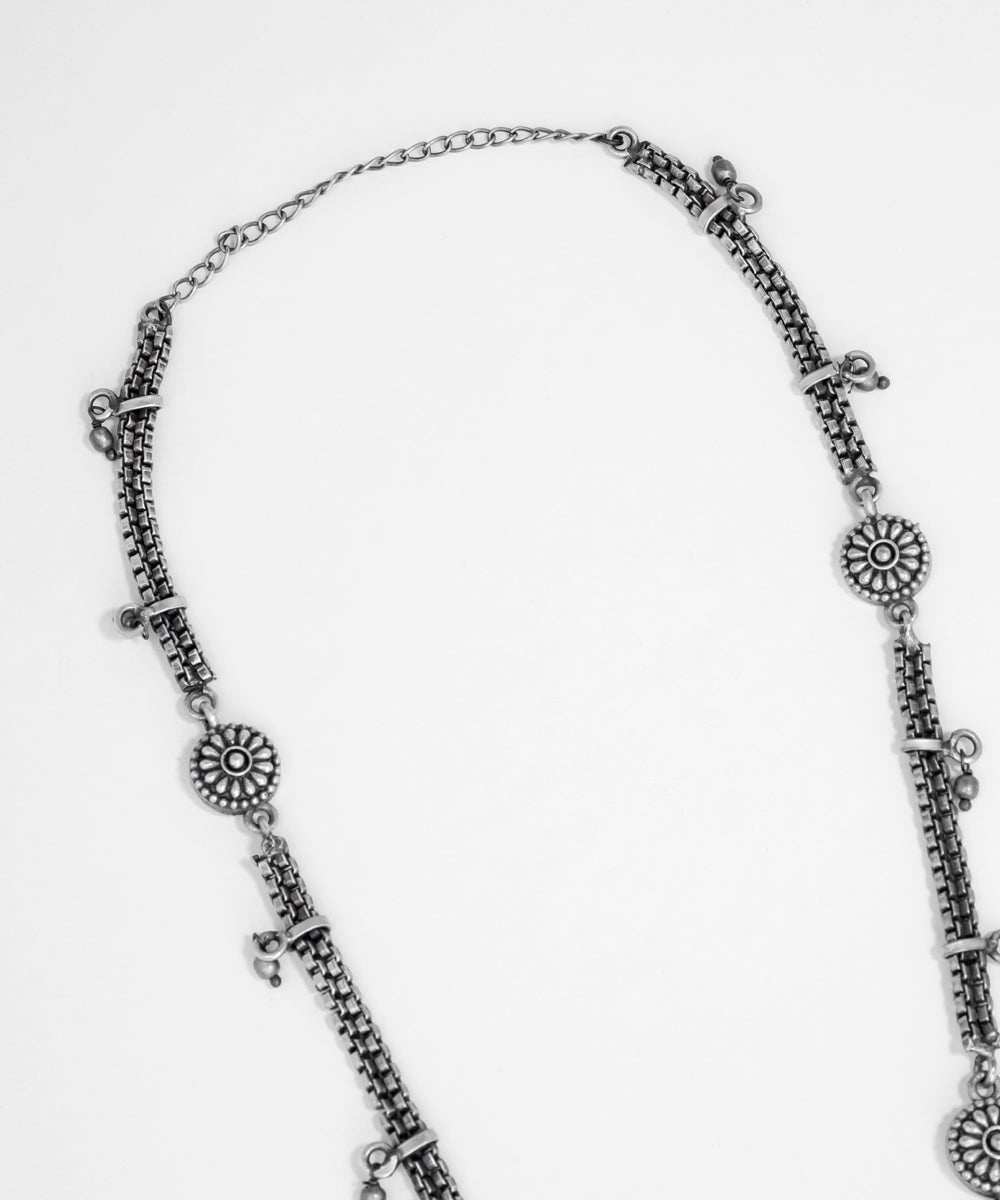 Ethnic Barrel Pendant Necklace with Earrings | Stylika
