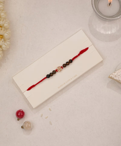 Symbolic Om Beaded Rakhi | Stylika