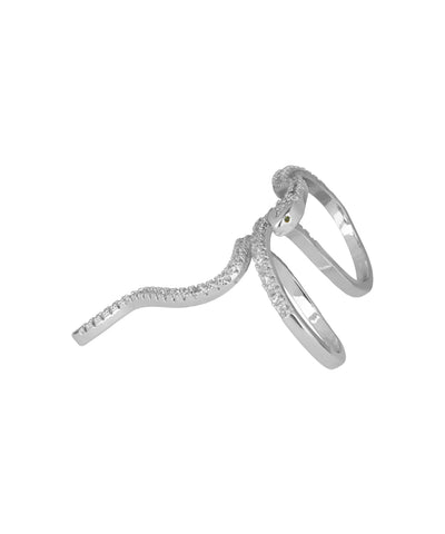 Snake Wrap Two-Finger Ring | Stylika