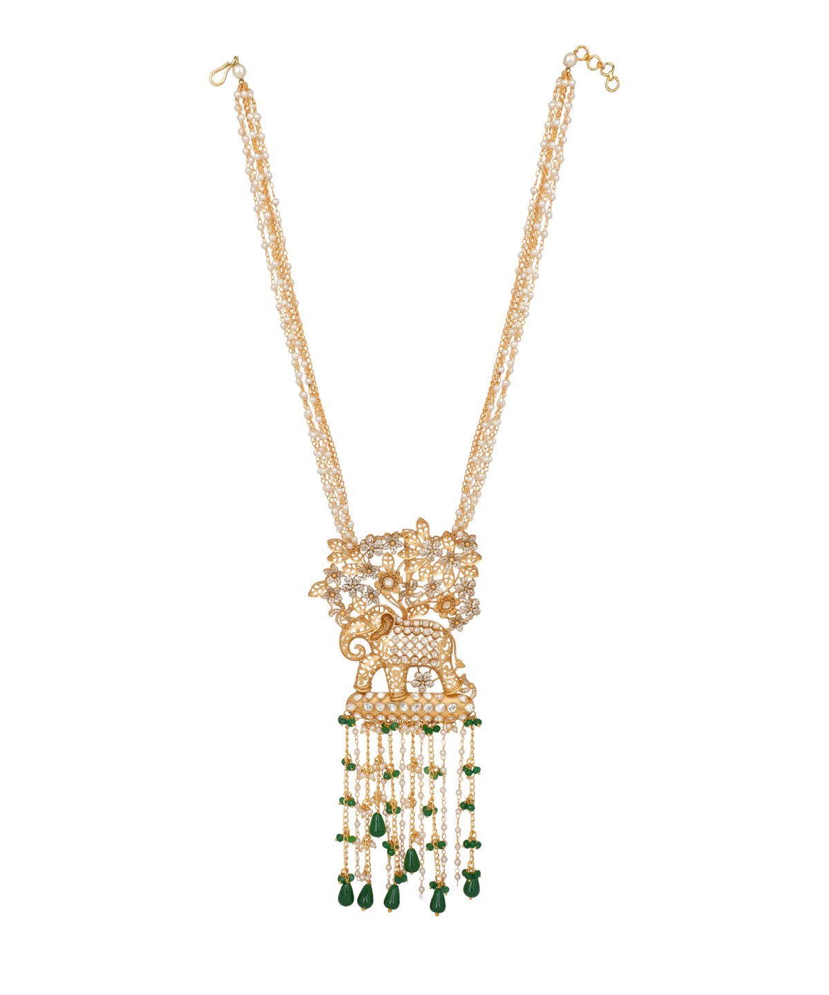 Elephant Gajvan Pendant Necklace | Stylika