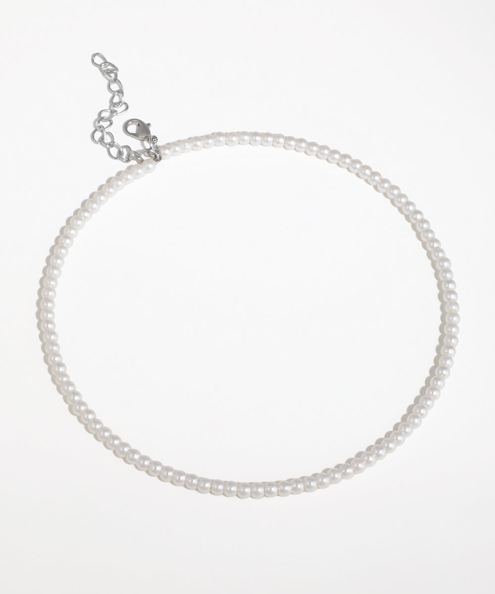 Timeless Beaded Choker Necklace with Extender | Stylika