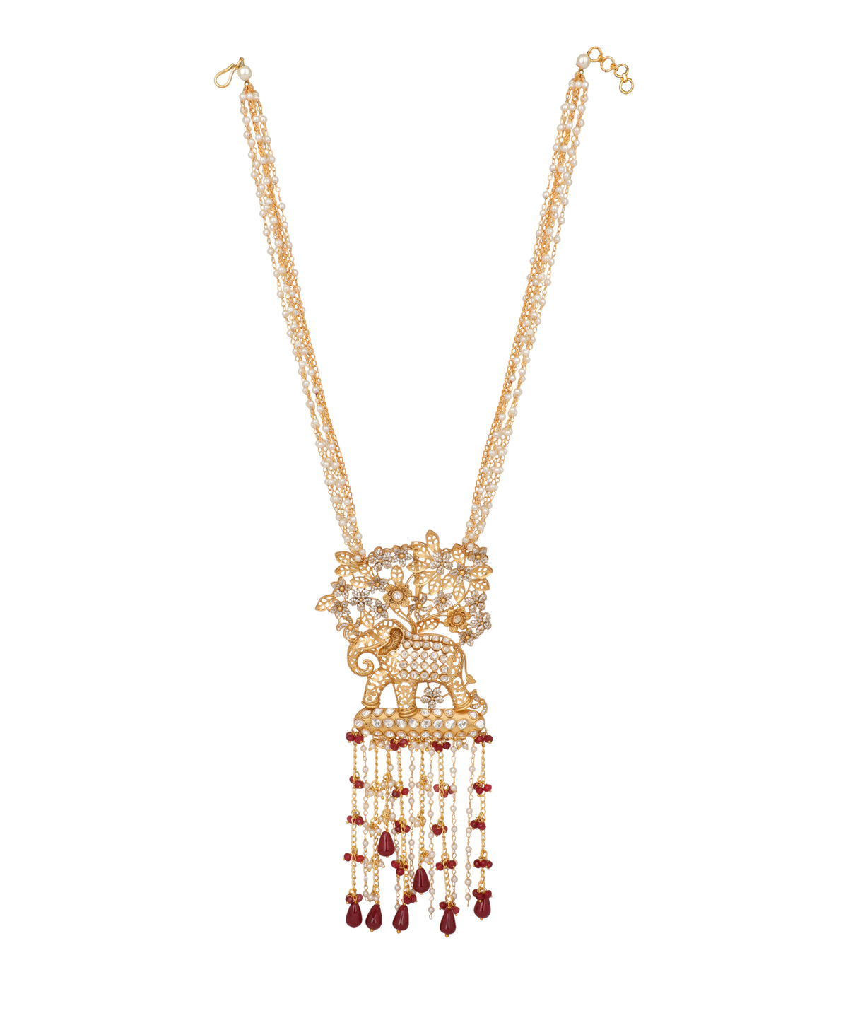 Elephant Gajvan Pendant Necklace | Stylika
