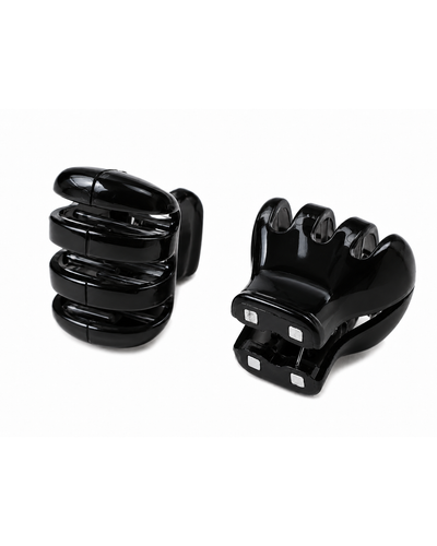 Black Bow Magnetic Hair Clip | Stylika