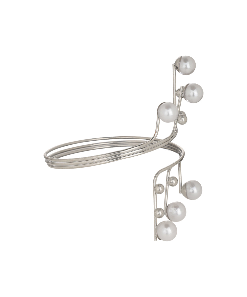 Minimalistic Pearl Branch Arm Cuff Accessory | Stylika
