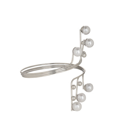Minimalistic Pearl Branch Arm Cuff Accessory | Stylika