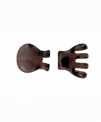Brown Bow Magnetic Hair Clip | Stylika