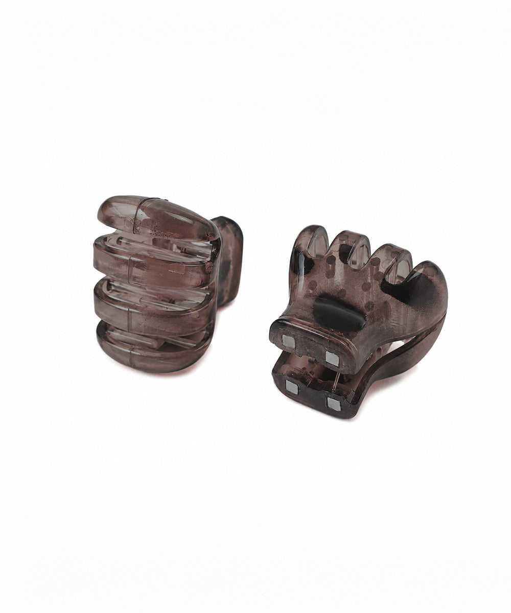 Brown Bow Magnetic Hair Clip | Stylika