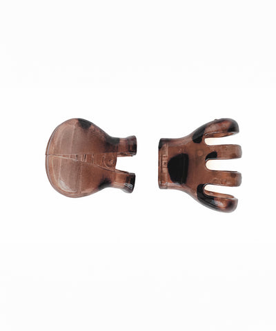Dusty Mocha Bow Magnetic Hair Clip | Stylika