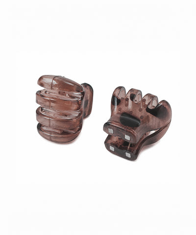 Dusty Mocha Bow Magnetic Hair Clip | Stylika