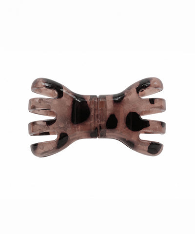 Dusty Mocha Bow Magnetic Hair Clip | Stylika