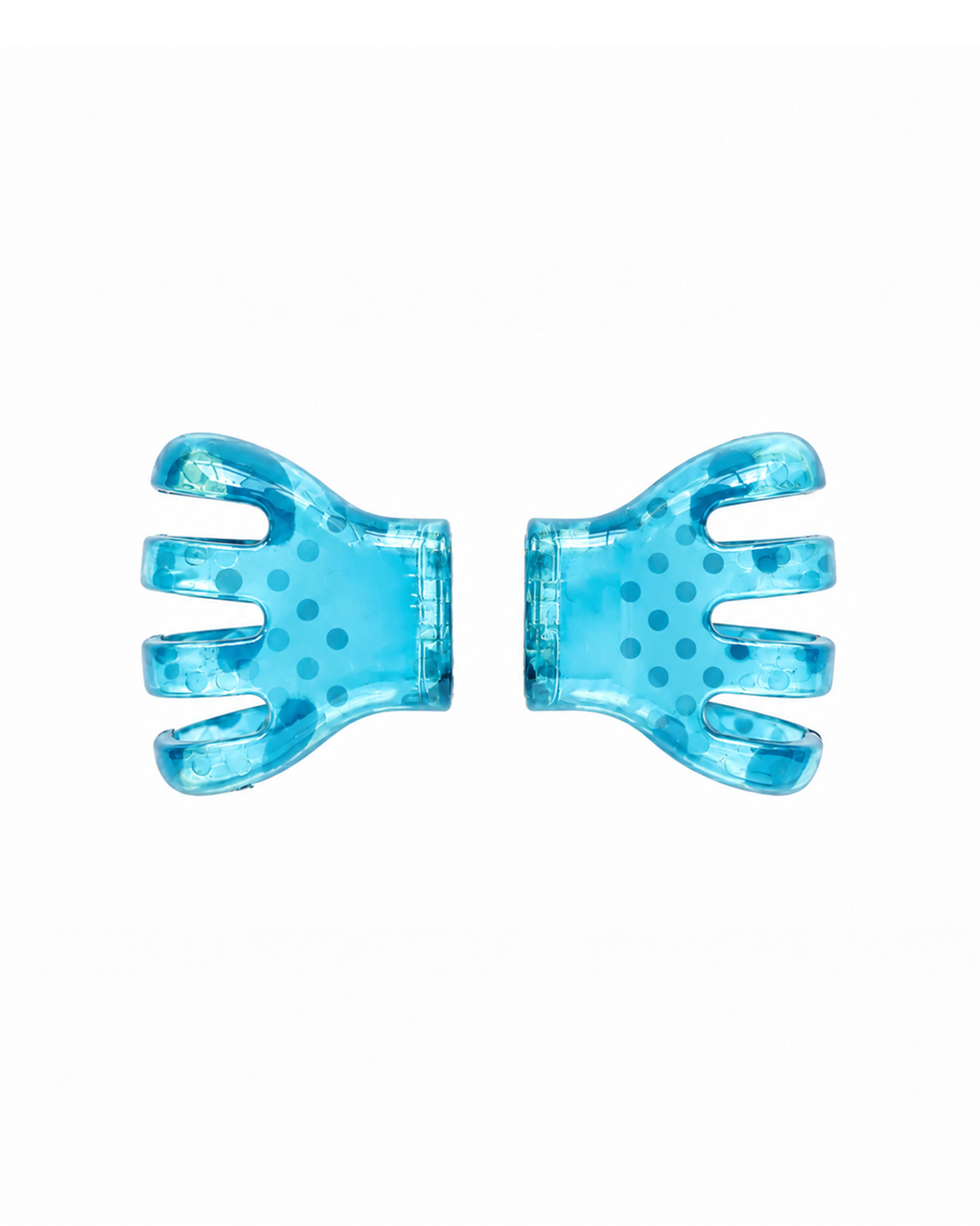Aqua Blue Bow Magnetic Hair Clip | Stylika