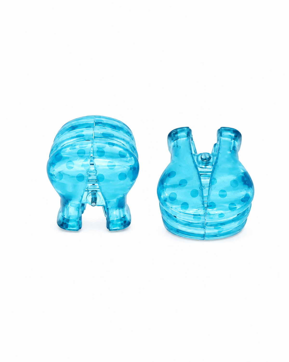 Aqua Blue Bow Magnetic Hair Clip | Stylika