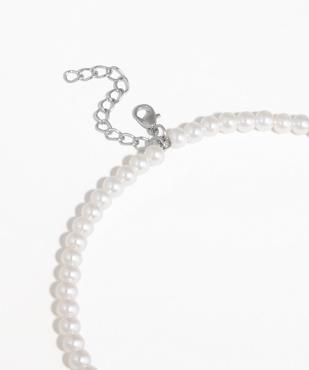 Timeless Beaded Choker Necklace with Extender | Stylika
