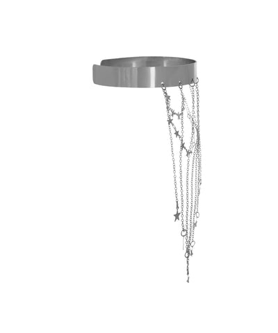 Playful Star Dangle Chain Arm Cuff for Festive Looks | Stylika