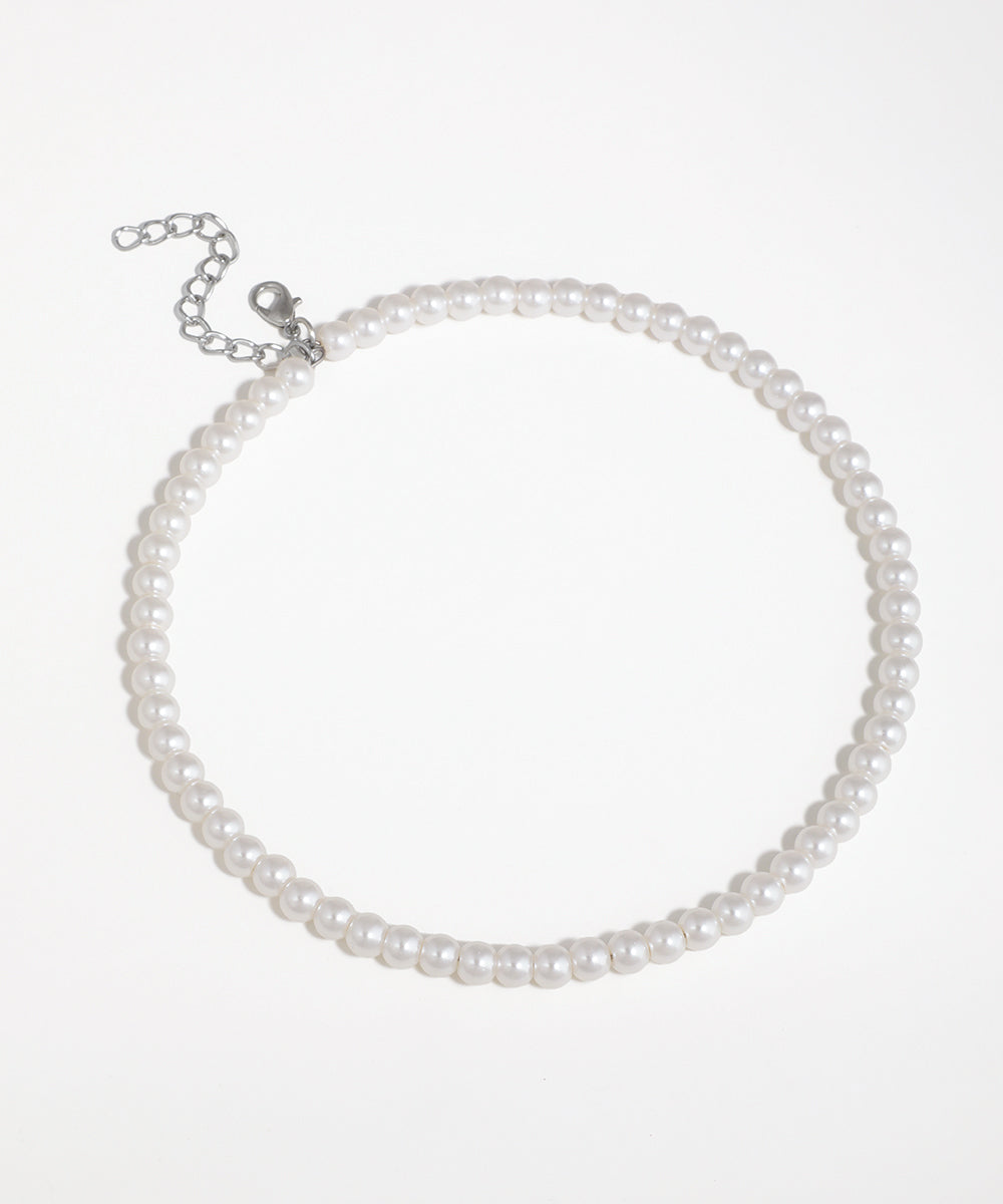 Timeless Beaded Choker Necklace with Extender | Stylika