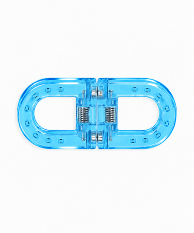 Aqua Blue D-shaped Magnetic Hair Clip | Stylika