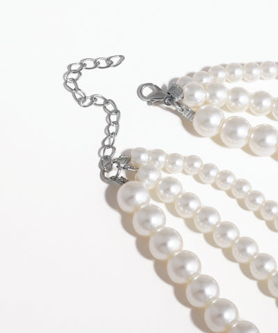 Classic Layered Graduated Strand Necklace | Stylika