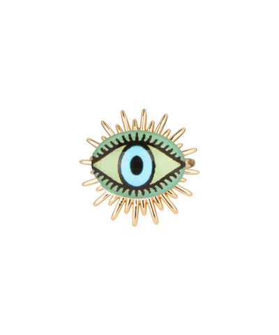 Sunburst Evil Eye Ring | Stylika