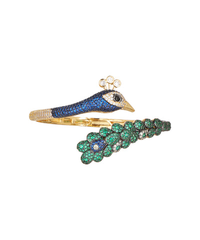 Open Kada bracelet with a contoured animal inspired shape