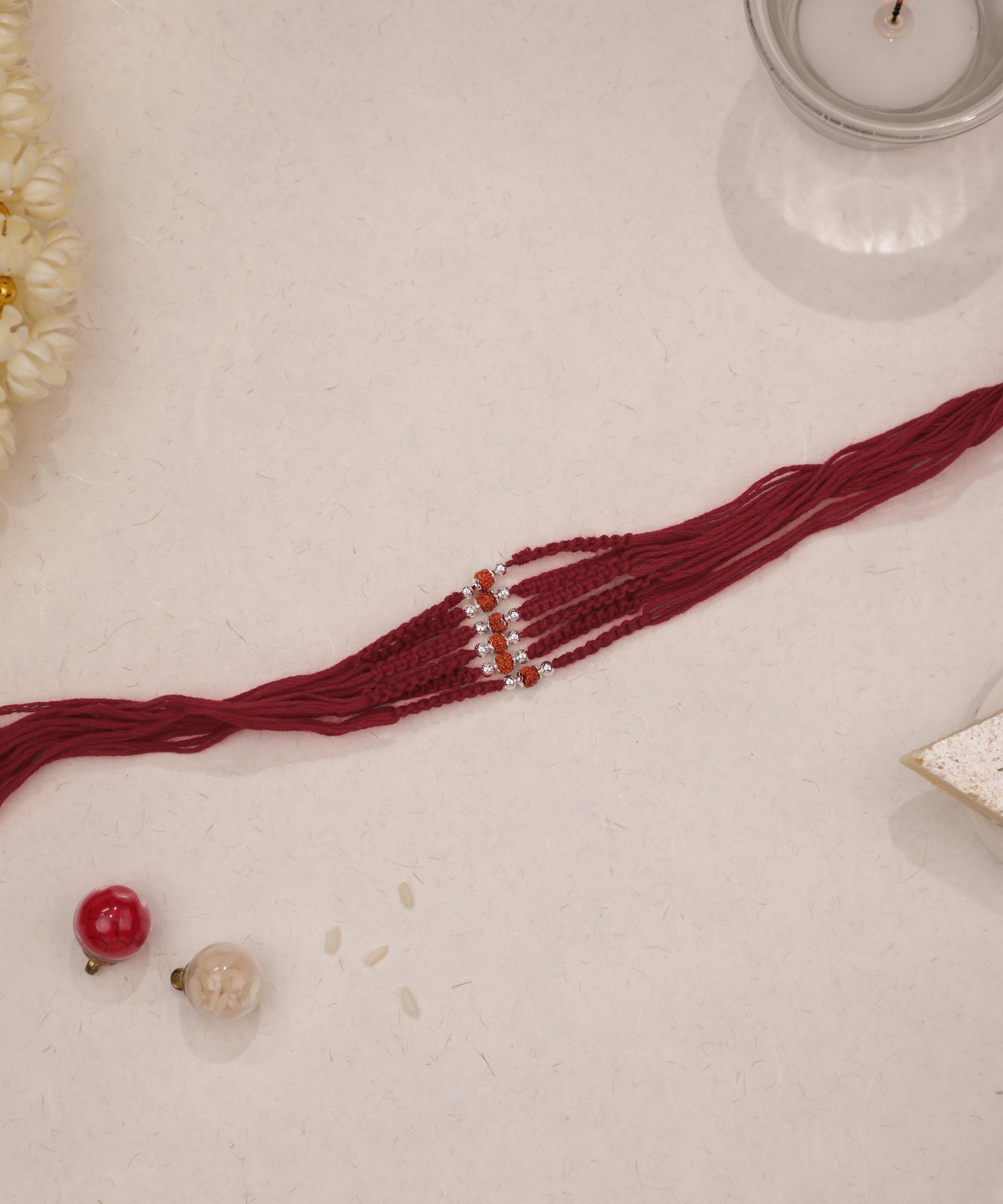 Rudraksha Harmony Rakhi Set of 6 | Stylika