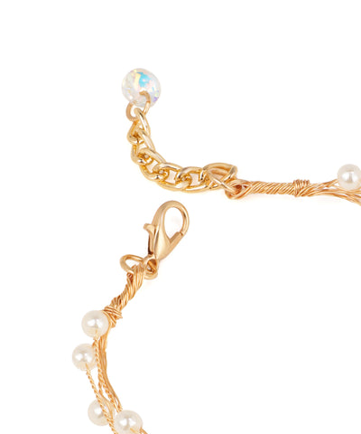 Multi-Strand Layered Petite Bead Bracelet | Stylika