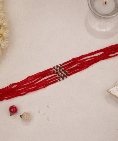 Rudraksha Bead Rakhi Set | Stylika