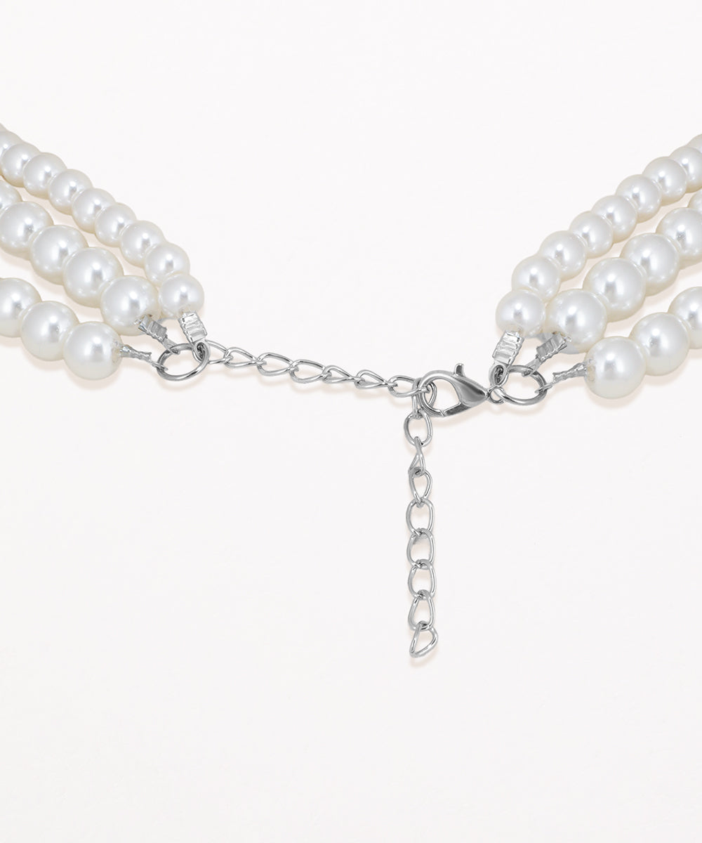 Chic Layered Multi-Strand Bead Necklace | Stylika