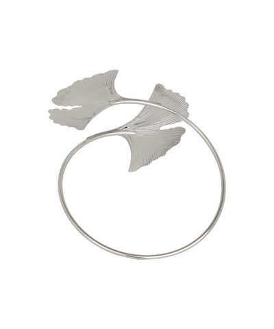 Ginkgo Leaf Motif Arm Cuff | Stylika