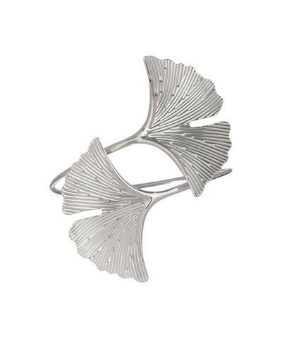 Ginkgo Leaf Motif Arm Cuff | Stylika